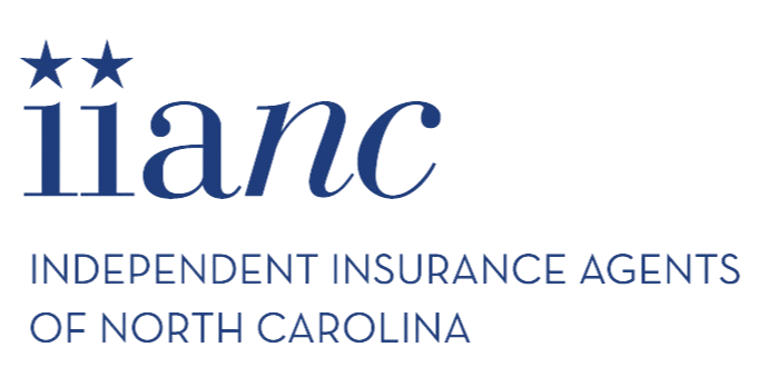 Logo of the Independent Insurance Agents of North Carolina (IIANC) featuring stylized lettering and two stars.