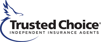 Logo of Trusted Choice, featuring a stylized eagle and the text 'Trusted Choice' with the subtitle 'Independent Insurance Agents'.